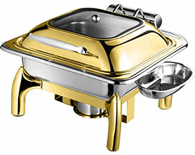 方形液压缓冲餐炉